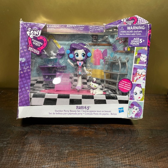 Hasbro My Little Pony Equestria Girls Minis Rarity Beaty Set Slumber Party‎ Toy